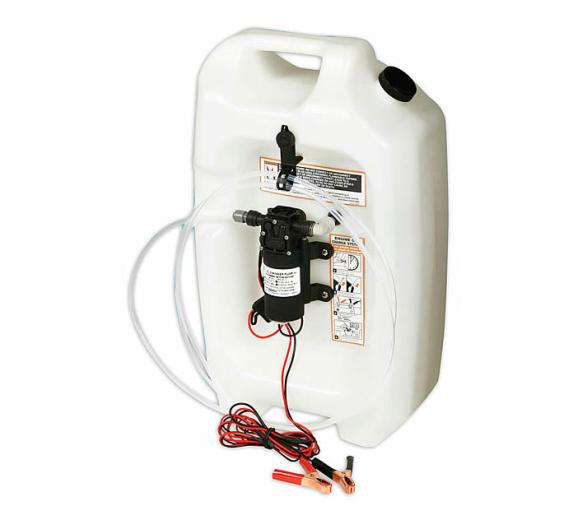 Jabsco Bomba de Extraccion de Aceite con Tanque Plano