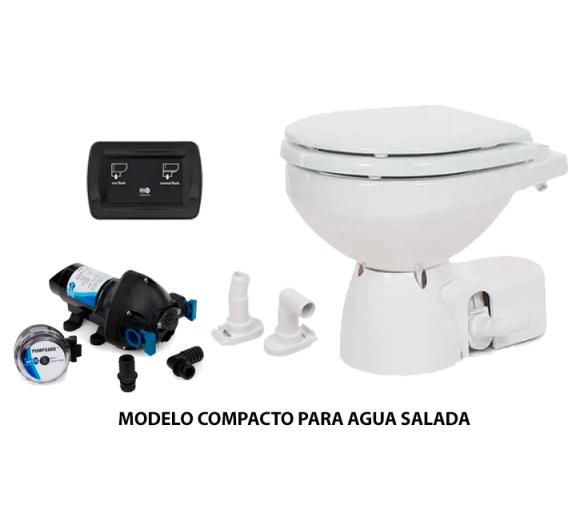 Jabsco Inodoro Quiet Flush E2 Compacto Agua Salada