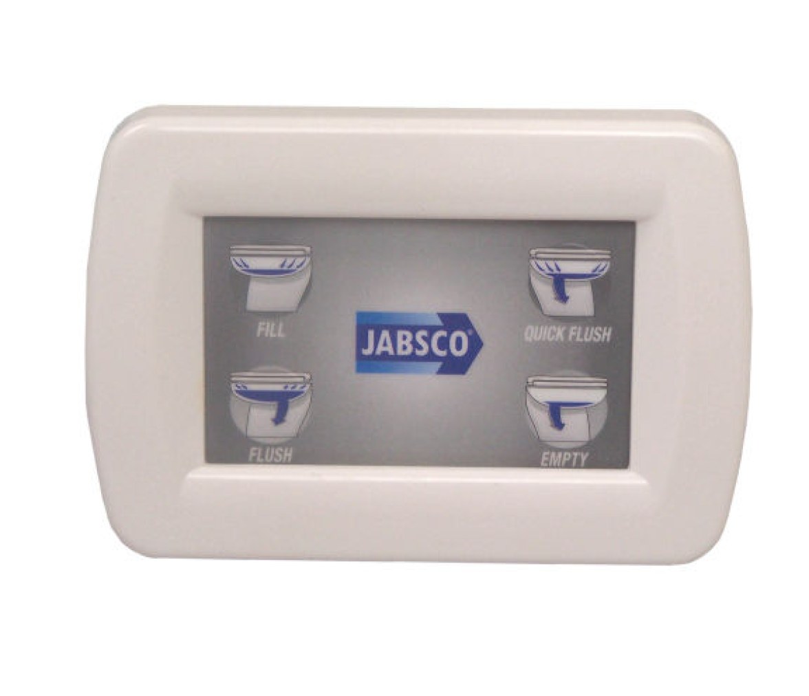 Jabsco Inodoro WC Deluxe Flush Angulo 17" 12V Agua Dulce