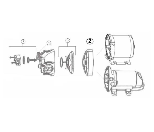 Jabsco kit de válvula EPDM