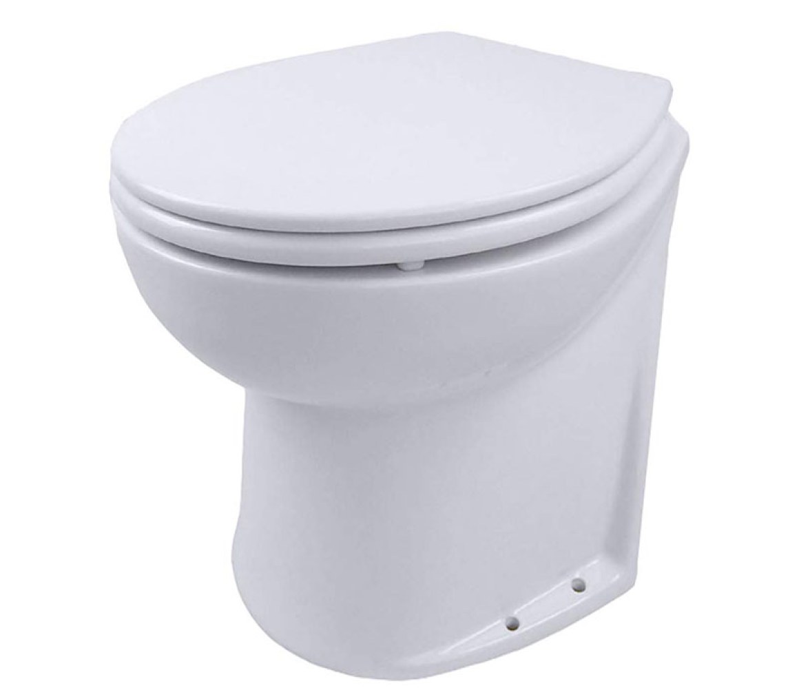 Jabsco Inodoro Deluxe Flush Angulo 14” 12V Agua Salada