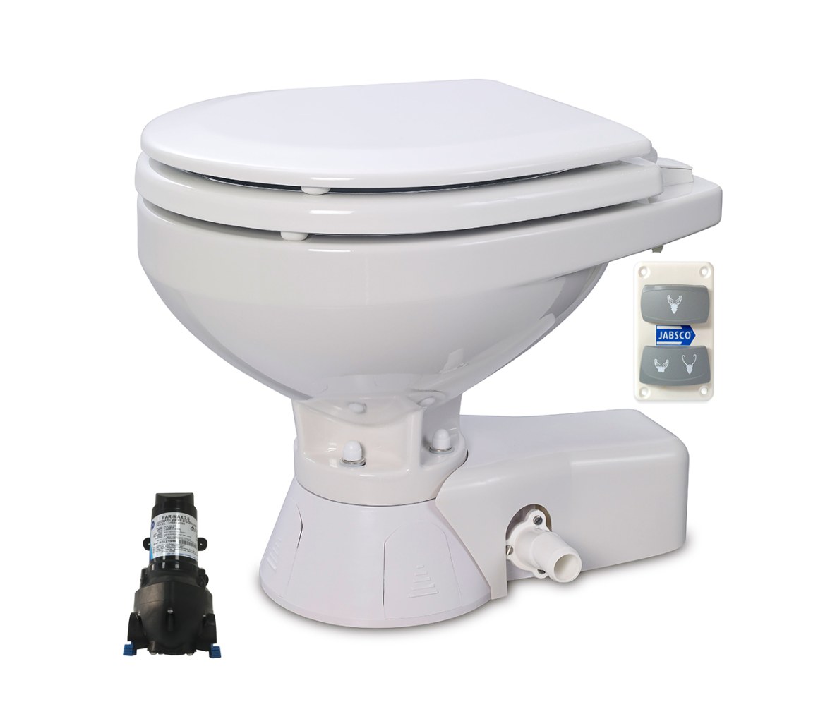 Jabsco Toilet Quiet Flush Compact 24V