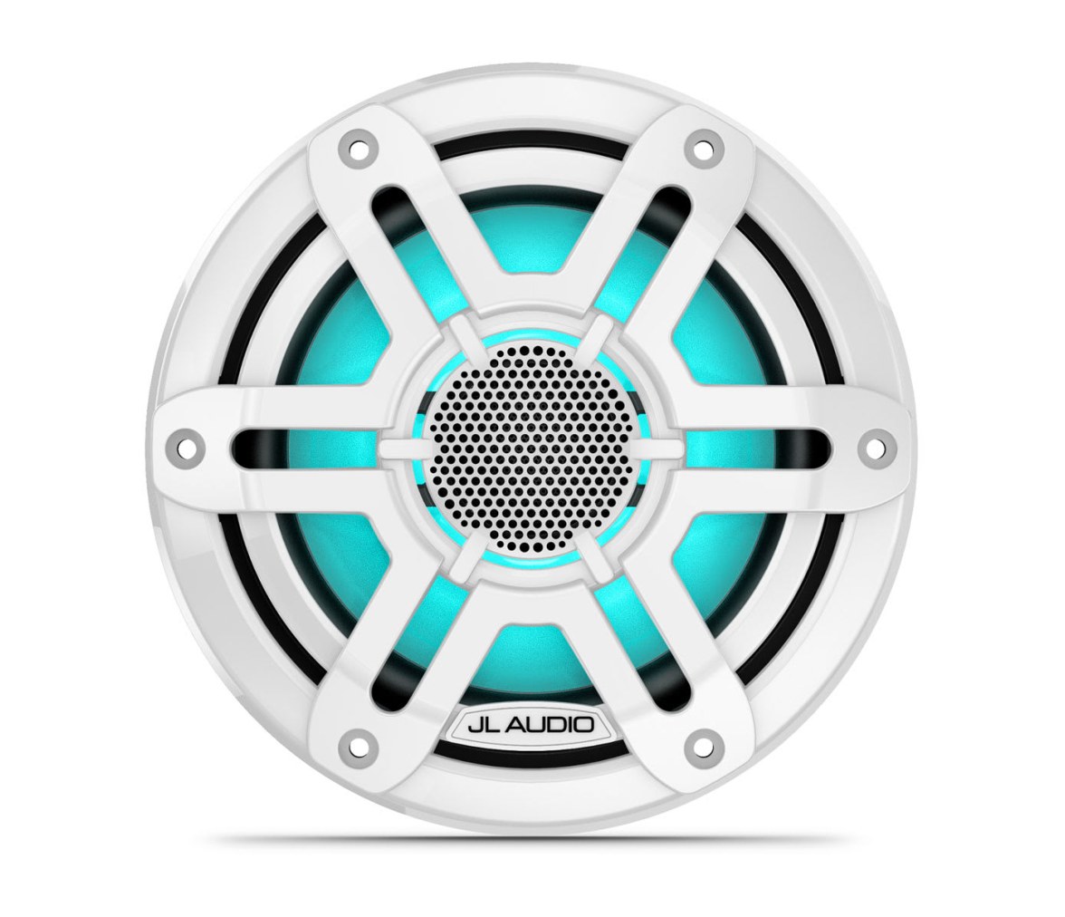 JL Audio M200 altavoces náuticos de la, 6,5″ con LED y rejilla deportiva blanco