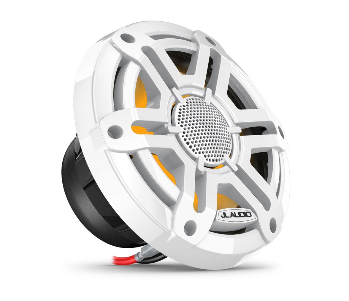 JL Audio M200 altavoces náuticos de la, 6,5″ con LED y rejilla deportiva blanco