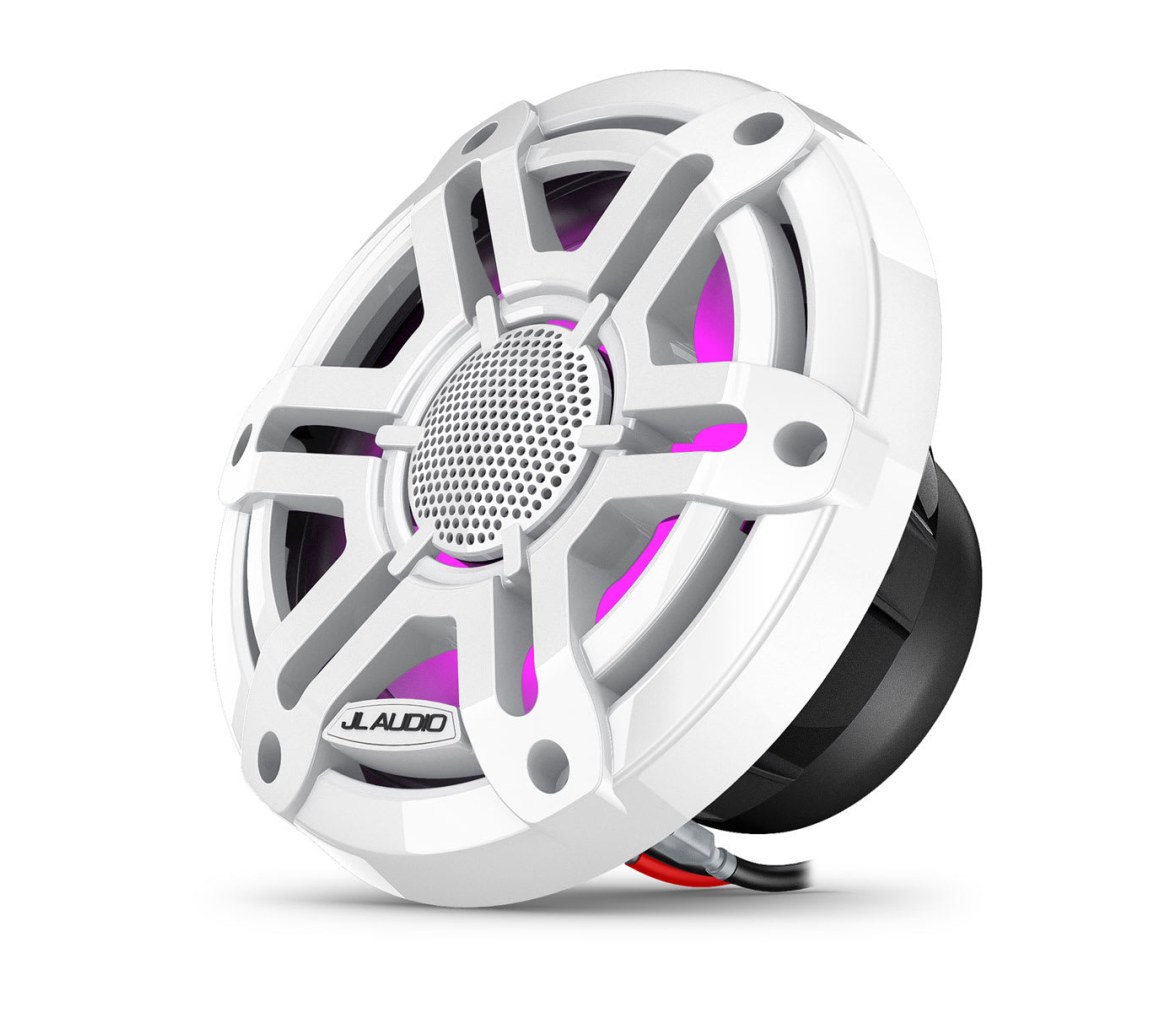 JL Audio M200 altavoces náuticos de la, 6,5″ con LED y rejilla deportiva blanco
