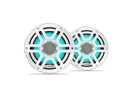 JL Audio M200 altavoces náuticos de la, 6,5″ con LED y rejilla deportiva blanco