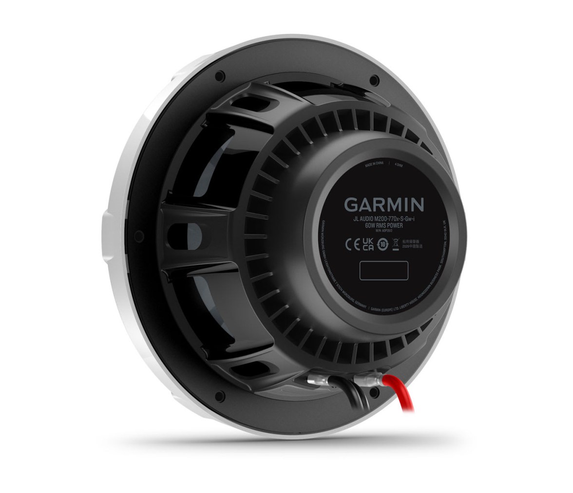 JL Audio M200 altavoces náuticos de la, 7,7″ con LED y rejilla deportiva blanco
