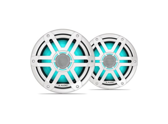 JL Audio M200 altavoces náuticos de la, 7,7″ con LED y rejilla deportiva blanco