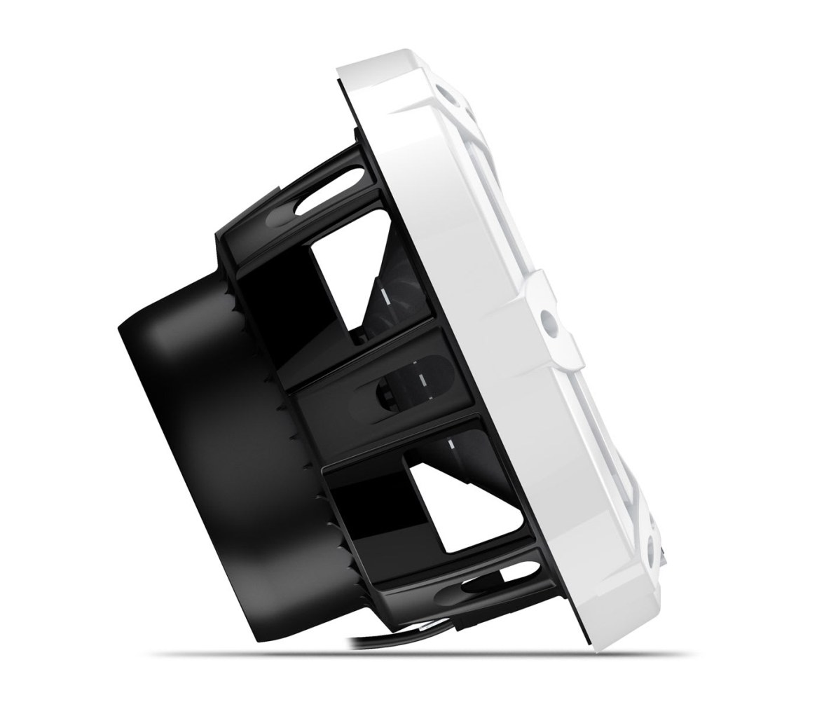 JL Audio M200 subwoofer náutico, 10″ con LED y rejilla deportiva de color blanco