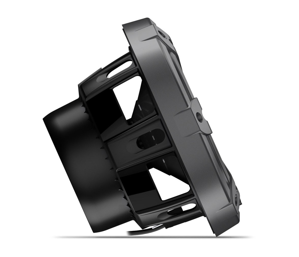 JL Audio M200 subwoofer náutico, 10″ con LED y rejilla deportiva de color gris