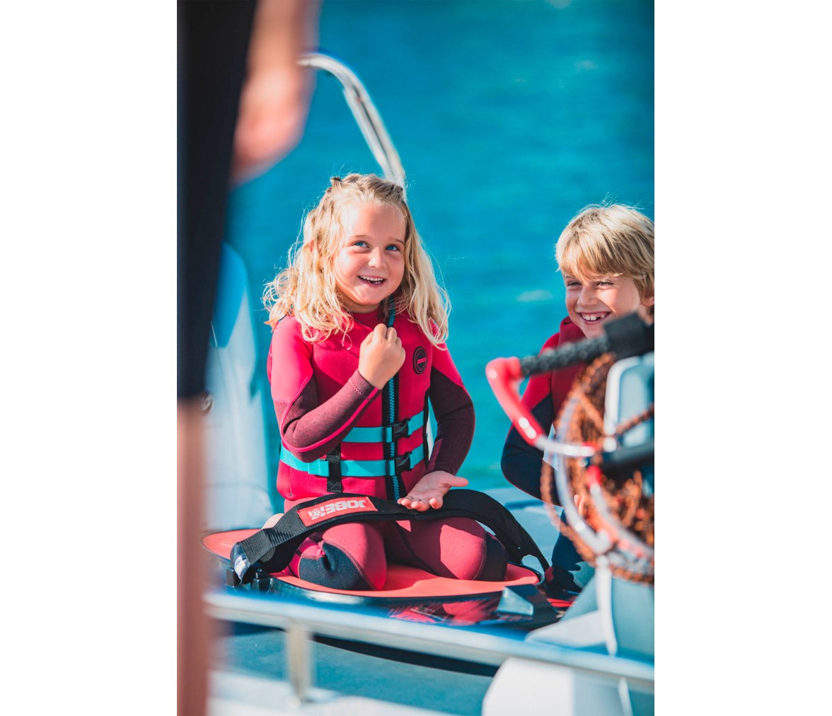 Jobe Boston Neopreno 3/2 mm para Niños Fucsia