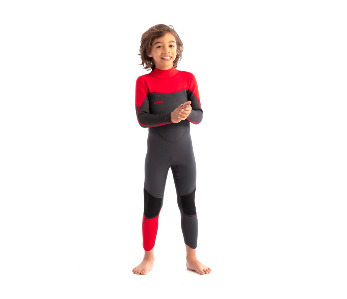 Jobe Boston Neopreno 3/2 mm para Niños Rojo