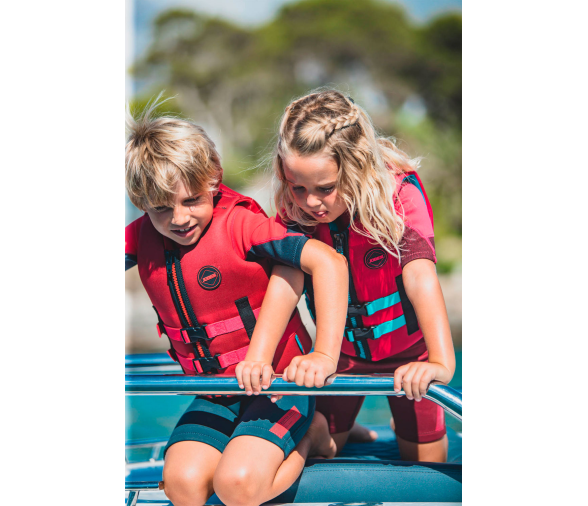 Jobe Boston Neopreno Shorty 2 mm Niños Rojo