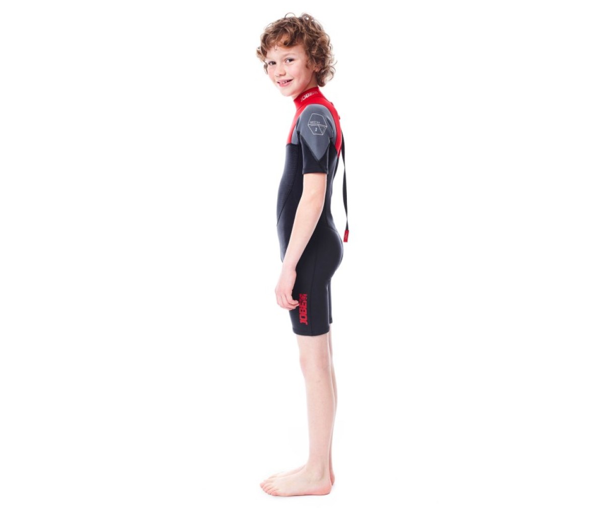 Jobe Boston Shorty 2mm Neopreno Infantil Rojo