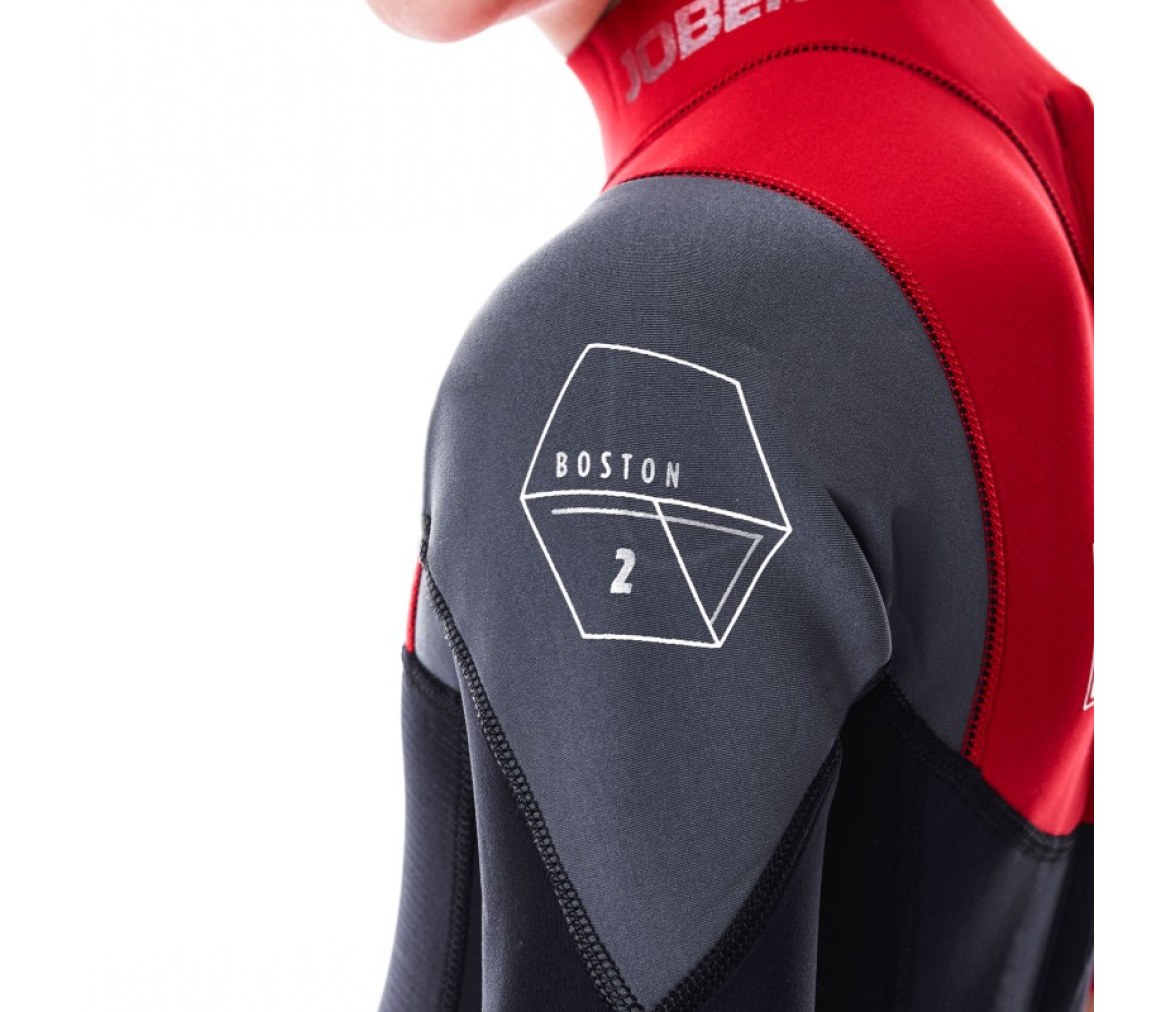 Jobe Boston Shorty 2mm Neopreno Infantil Rojo