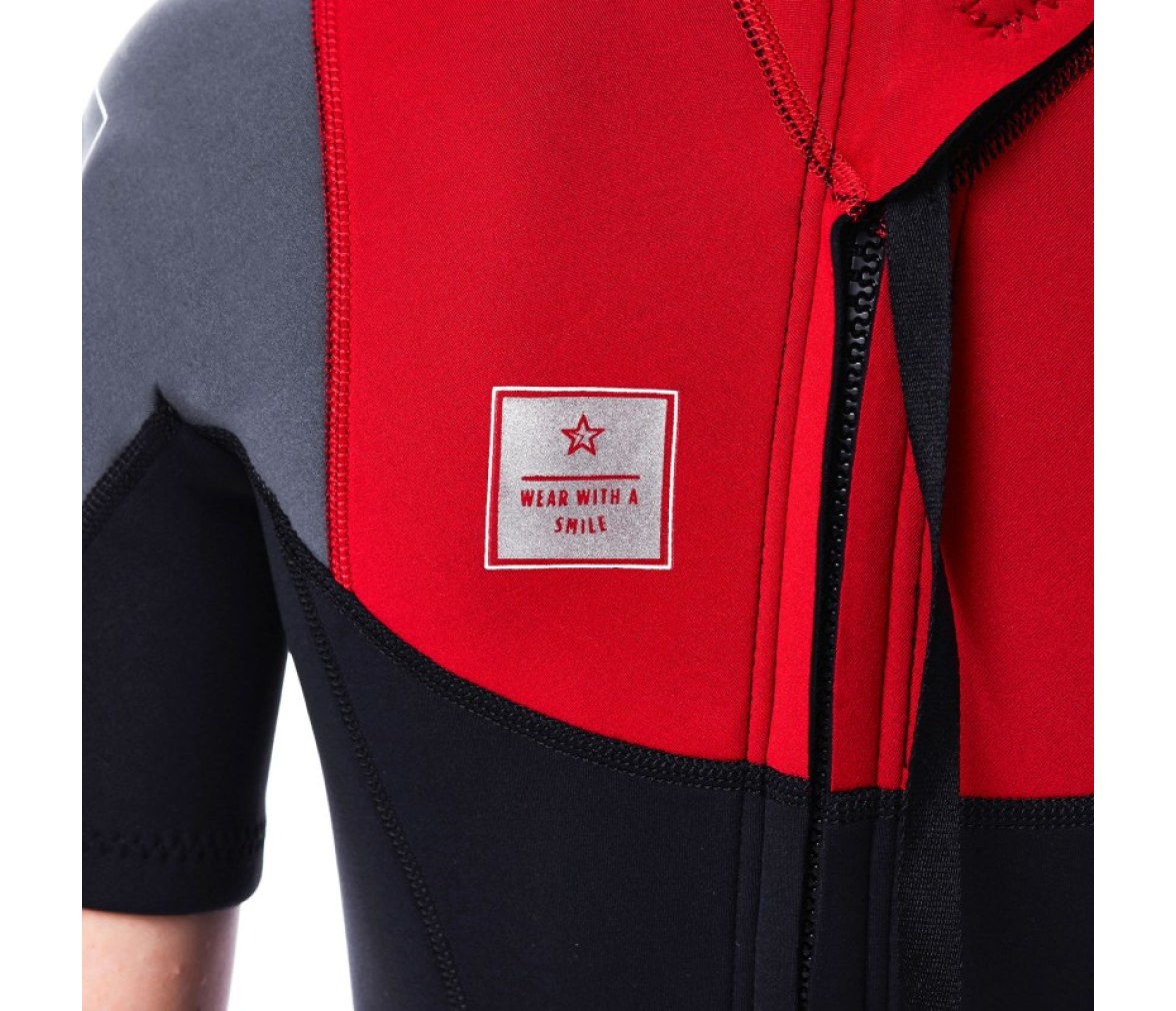 Jobe Boston Shorty 2mm Neopreno Infantil Rojo