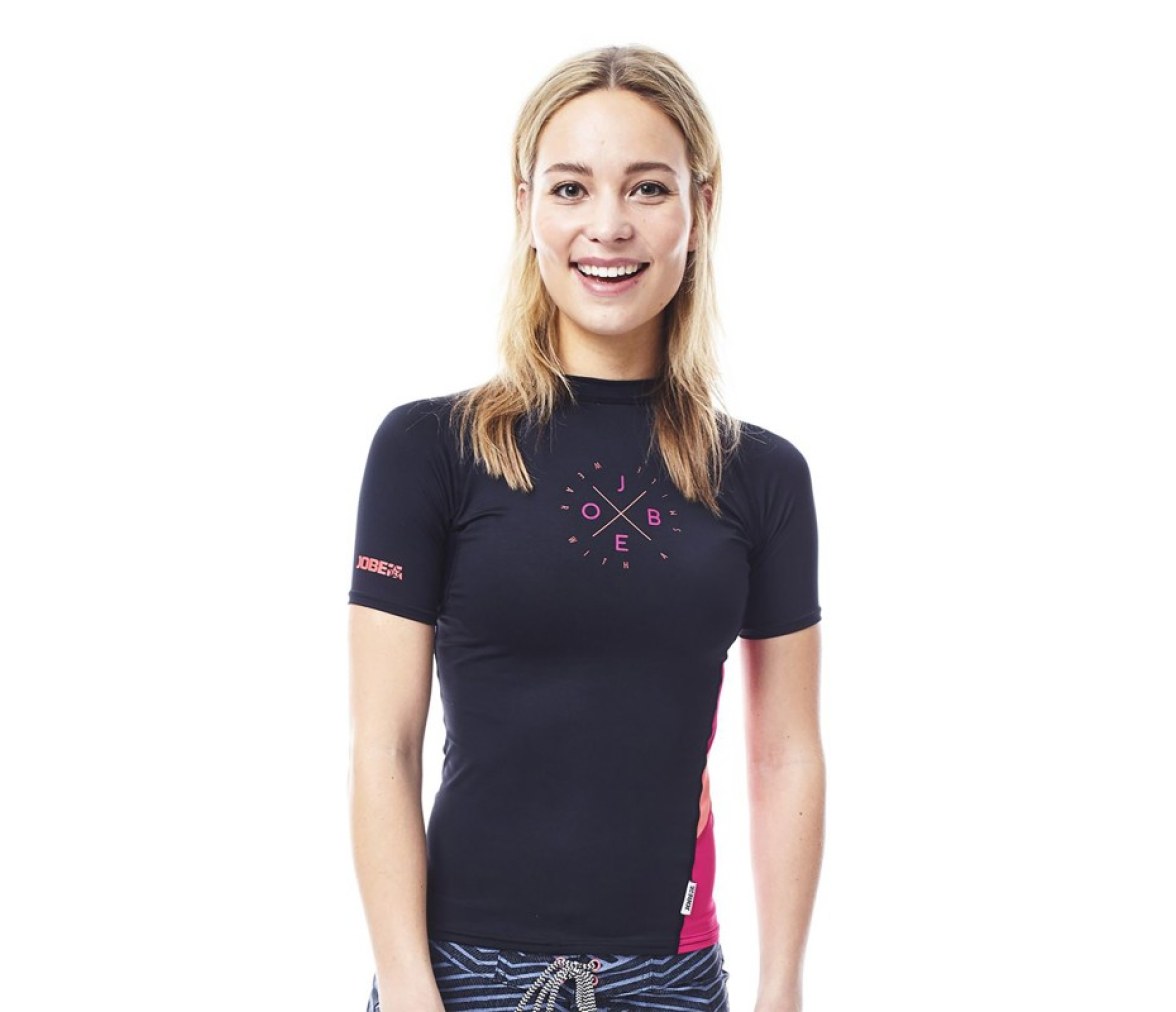 Jobe Camiseta de Licra Mujer Negra