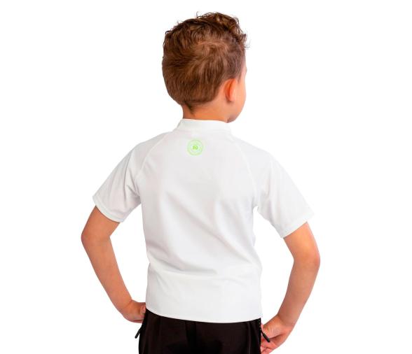 Jobe Camiseta Protección Solar Manga Corta Blanco