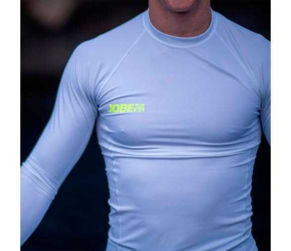 Jobe Camiseta Protección Solar Manga Larga Hombre Blanco