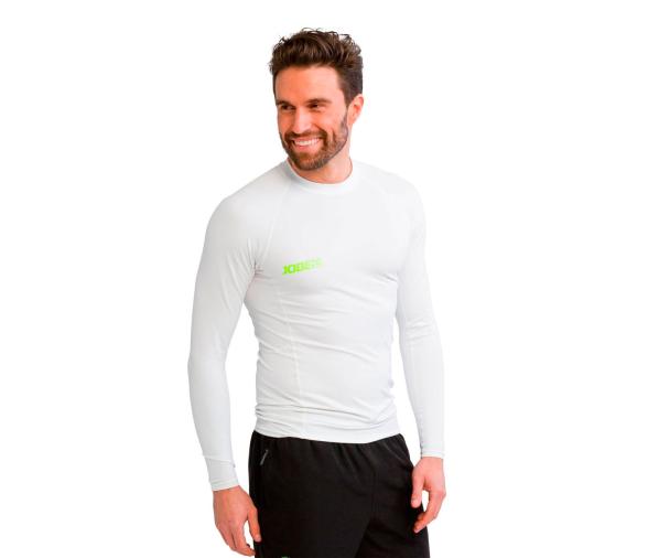 Jobe Camiseta Protección Solar Manga Larga Hombre Blanco