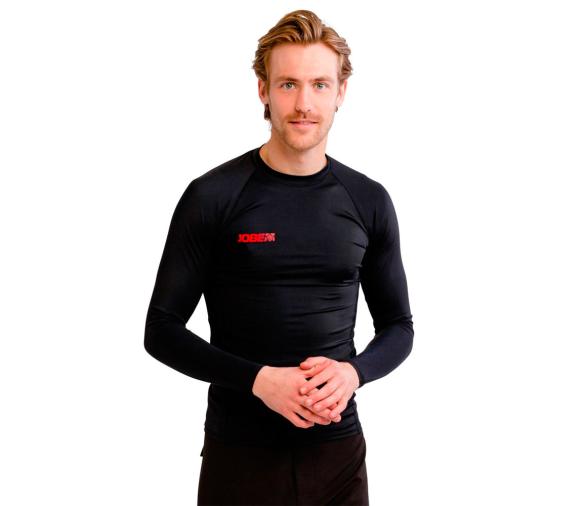 Jobe Camiseta Protección Solar Manga Larga Hombre Negro
