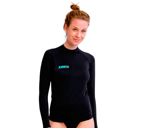 Jobe Camiseta Protección Solar Manga Larga Mujer Black