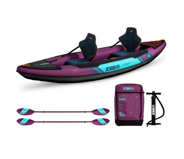 Jobe Croft 340 Pack Kayak Hinchable Sunset Purple