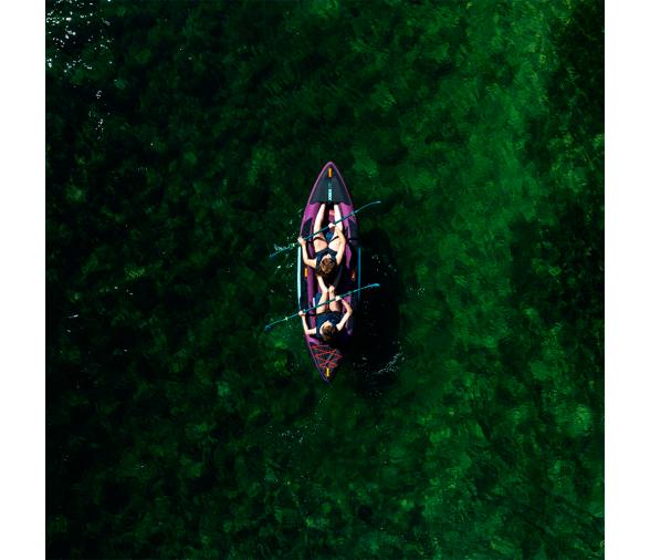 Jobe Croft 340 Pack Kayak Hinchable Sunset Purple