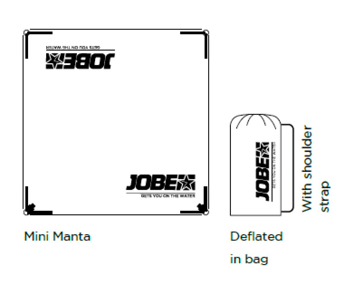 Jobe Mini Manta Esterilla Flotante