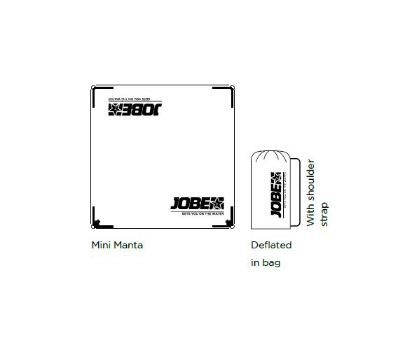 Jobe Mini Manta Esterilla Flotante