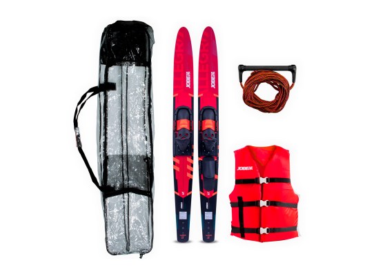 Jobe Pack Esquis Acuáticos Rojo Allegre 67"