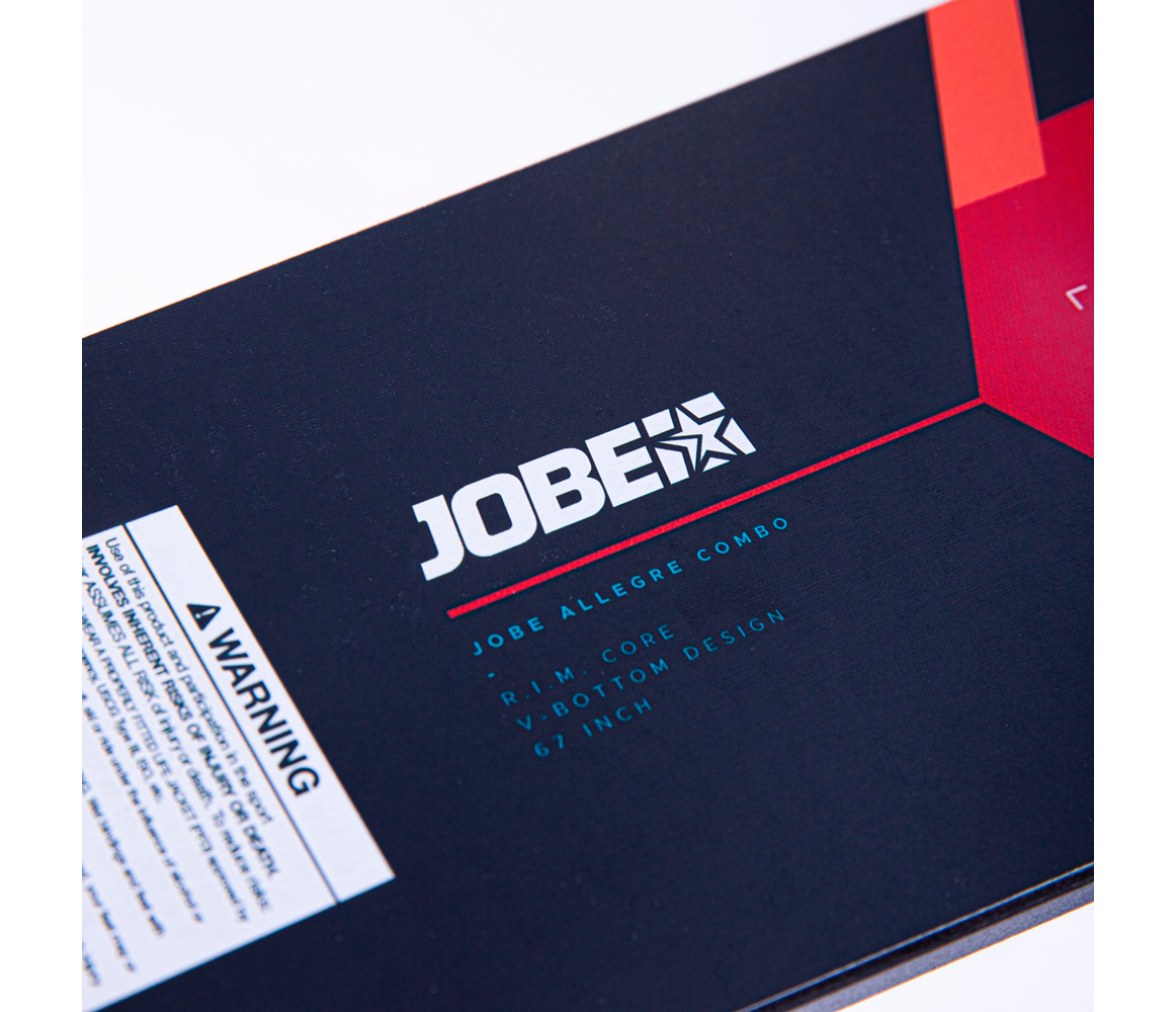 Jobe Pack Esquis Acuáticos Rojo Allegre 67"
