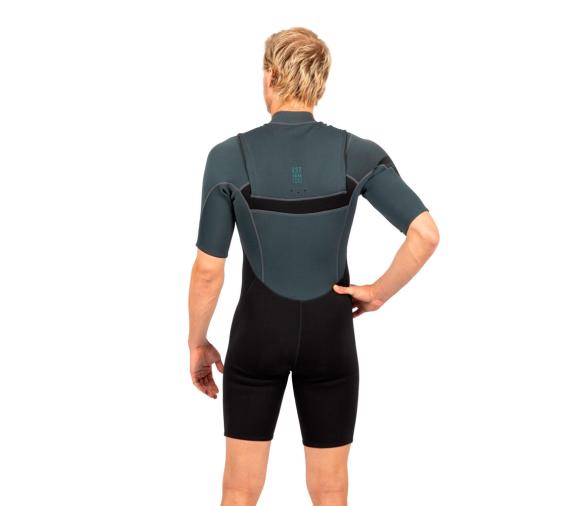 Jobe Perth Shorty 3/2 mm con Cremallera en Pecho Neopreno Hombre Gris