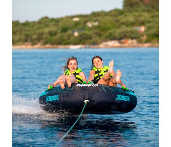 Jobe Rumble Deslizador Remolcable Turquesa 2P