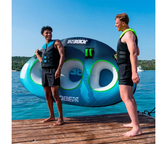 Jobe Rumble Deslizador Remolcable Turquesa 3P