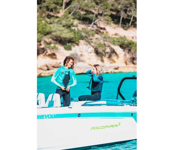 Jobe Sofia 3/2mm Cremallera Neopreno Mujer Vintage Teal