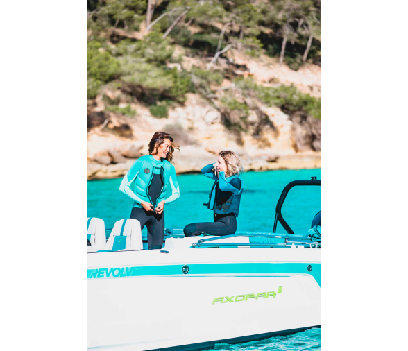 Jobe Sofia 3/2mm Cremallera Neopreno Mujer Vintage Teal