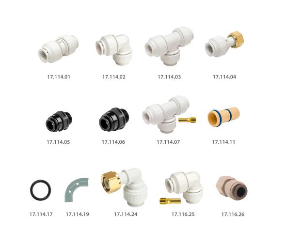 John Guest Sistema de Acoplamiento Rápido Ø15 mm