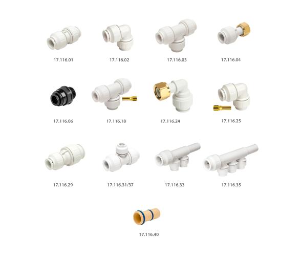 John Guest Sistema de Acoplamiento Rápido Ø22 mm