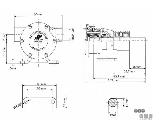 Johnson Bomba de refrigeración Johnson F35B-8