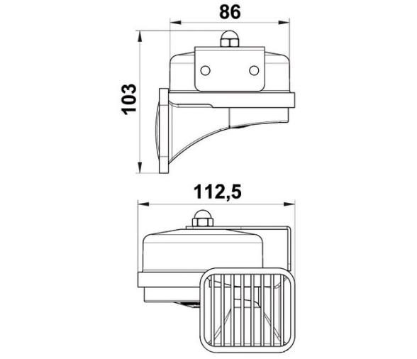 Juego de Bocinas Electricas Alta Potencia