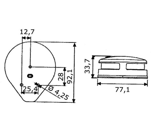 Juego de Luces LED Babor-Estribor Evoled
