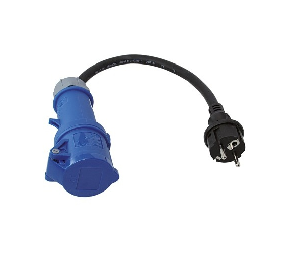 Juego Enchufe Hembra 16A y Enchufe Macho Schuko  Lalizas