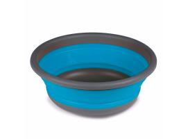 Medium Collapsible Round Washing Bowl Blue