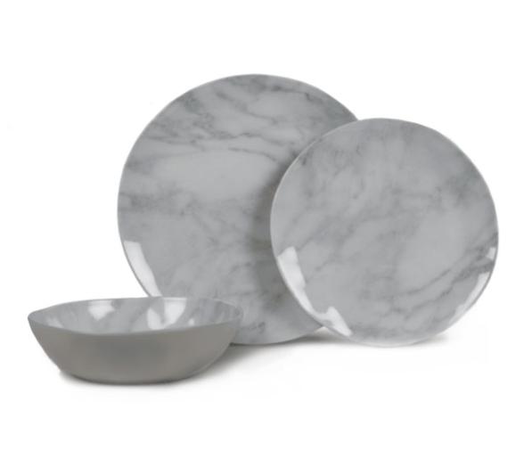 Kampa Set de Imitacion Mármol 12 pc