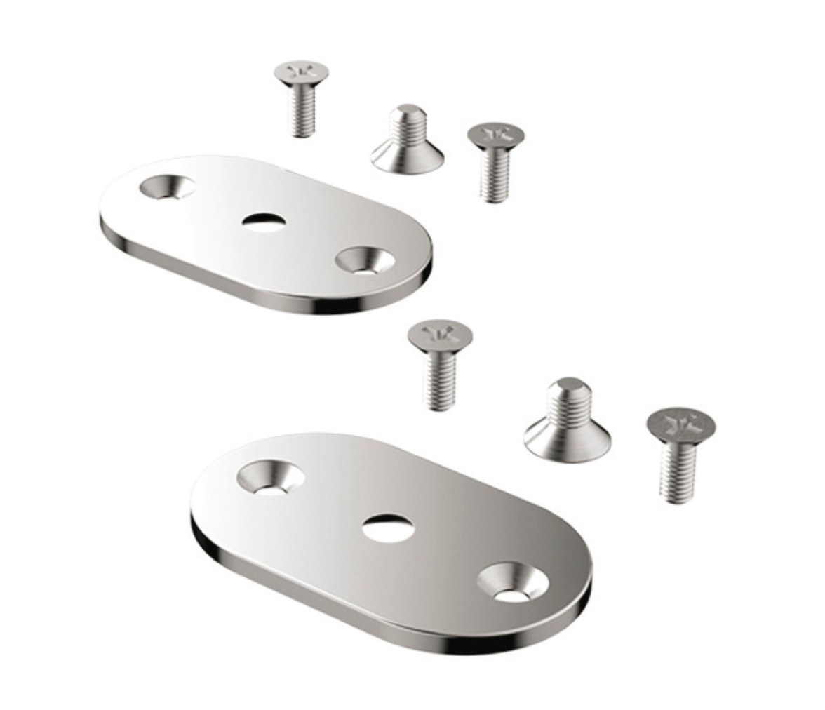 Kit 2 placas + Tornillos para Asas de Elevación