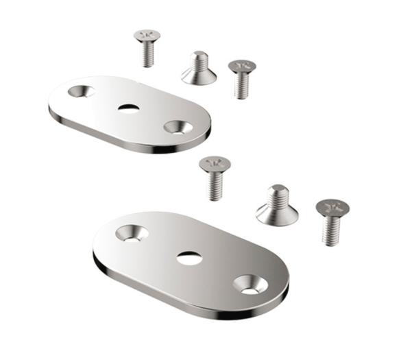 Kit 2 placas + Tornillos para Asas de Elevación