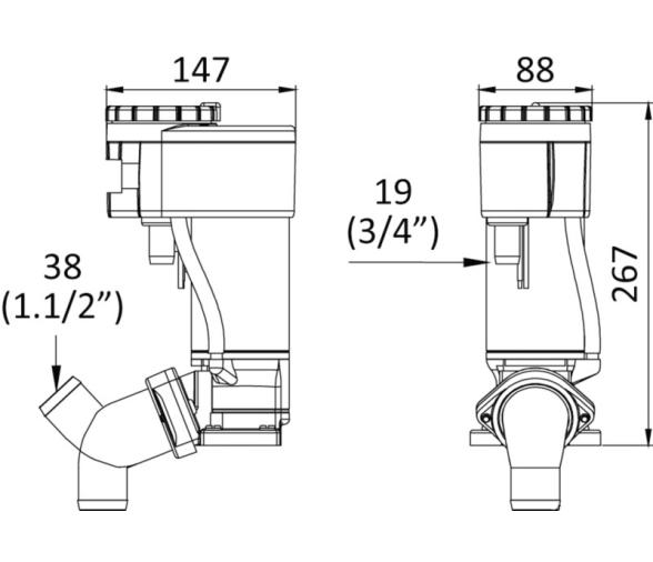 Kit Conversion Inodoro Manual a Electrico