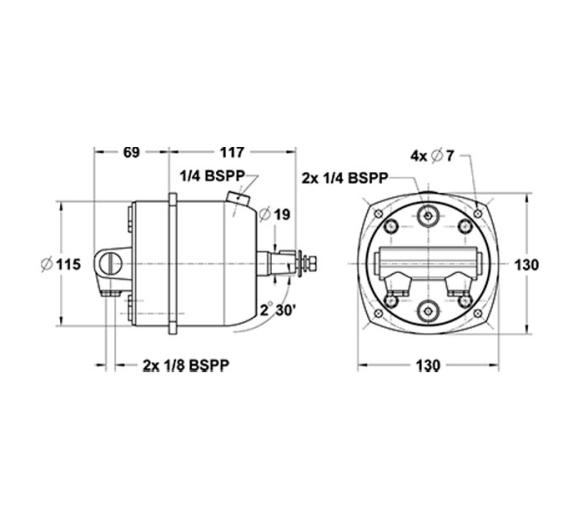 Kit de Direccion Hidraulica LS 125 PRO