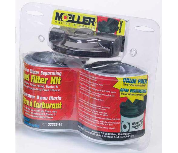 Kit de filtro separador agua 10 micras Rosca 3/8" (8mm)